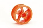 Tamiya 54914 - T3-01 Front Wheel (Fluorescent Orange) OP-1914
