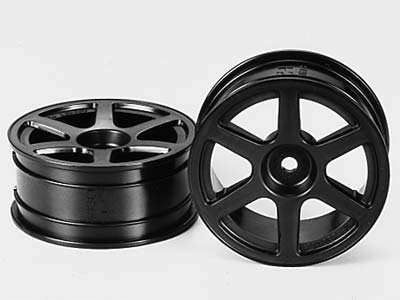 Tamiya 53453 - (OP453) 6-Spoke Wheel Medium Narrow (2) OP-453