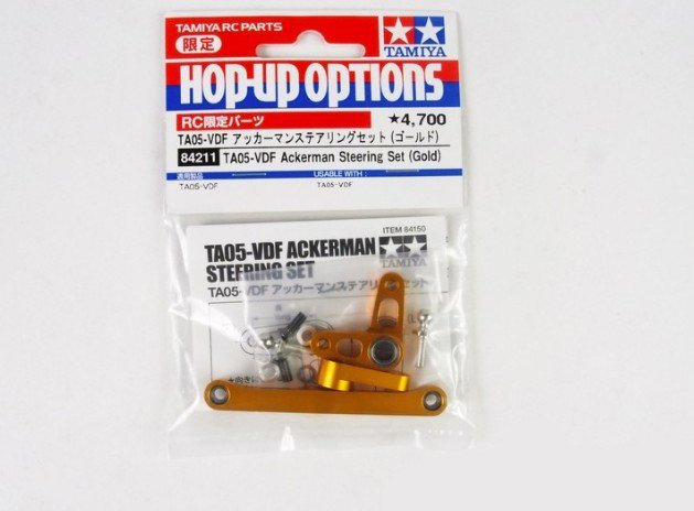 Tamiya 84211 - RC Ackerman Steering Set - TA05-VDF Gold