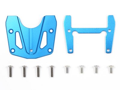 Tamiya 40548 - TamTech-Gear Aluminum Front Upper Plate (Blue) for GB-01&12289;GB-01T&12289;GB-02&12289;GT-01