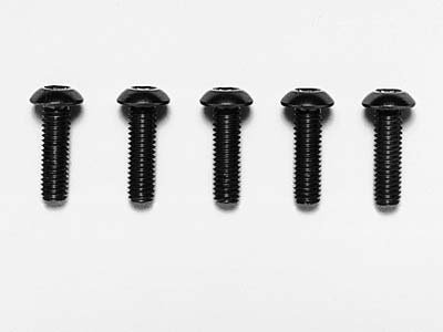 Tamiya 53767 - 3x10mm Round Head Socket Screw / Blue OP-767