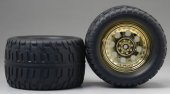Tamiya 53541 - Tarmac Tire & Wheel Gold TGM-02 (2)