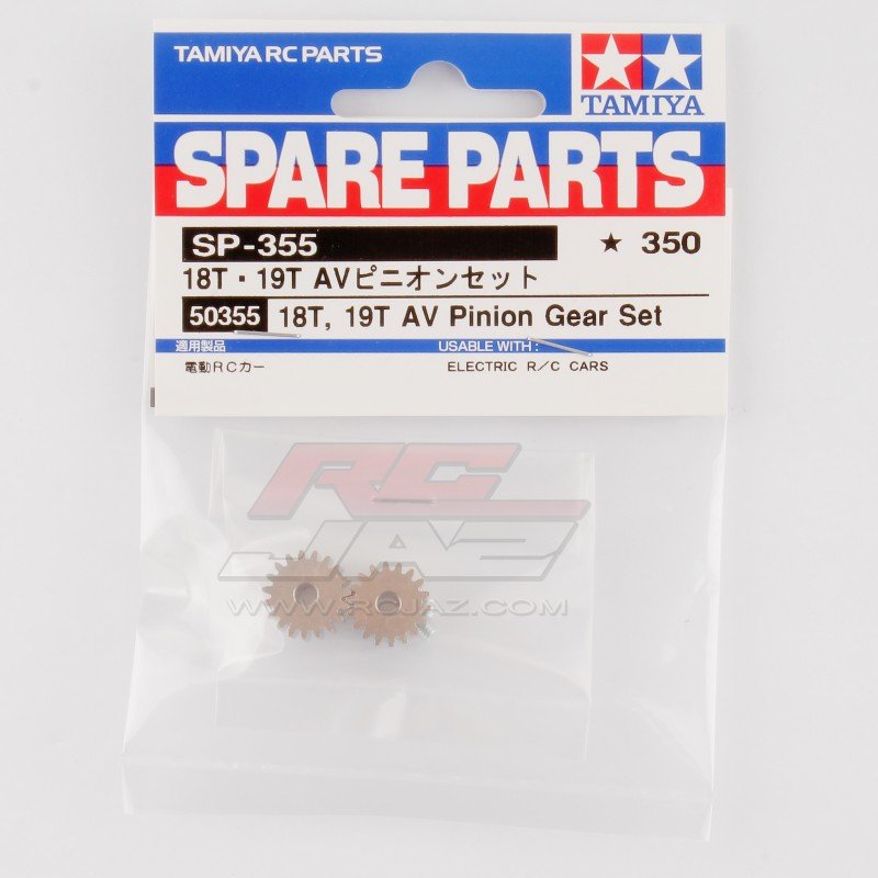 Tamiya 50355 - 18T,19T AV Pinion Gear SP-355