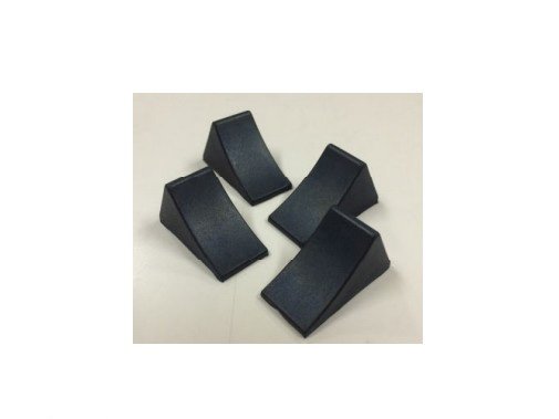 Tamiya 54645 - Tire Block Black (4pcs) /Wheel Chocks for 1/14 RC Truck and 1/10 RC Car OP-1645