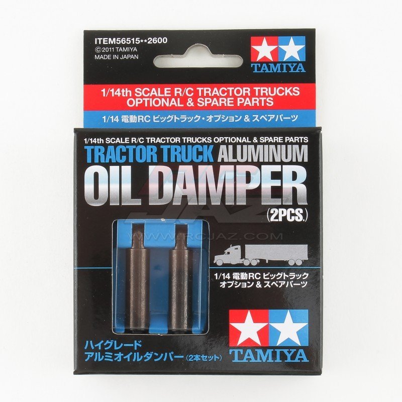 Tamiya 56515 - 1/14 R/C Tractor Truck Aluminum Oil Damper (2pcs)