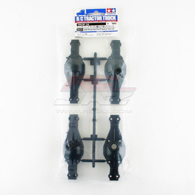Tamiya 56524 - Carbon Reinforced Matte Finish Differential Housing for Tractor Truck TROP.24