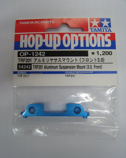 Tamiya 54242 - RC TRF201 Aluminium Rear Suspension Mount - 3.0/Front OP-1242