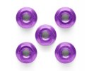 Tamiya 84085 - 4mm Aluminium Flange Nut Purple *5