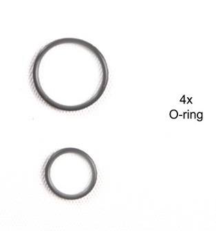Tamiya 9804291 - RC 11.5mm/7.5mm O-Ring(4pcs each) for 49401 TRF501X