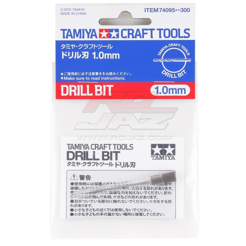 Tamiya 74095 - Drill Bit - 1.0mm