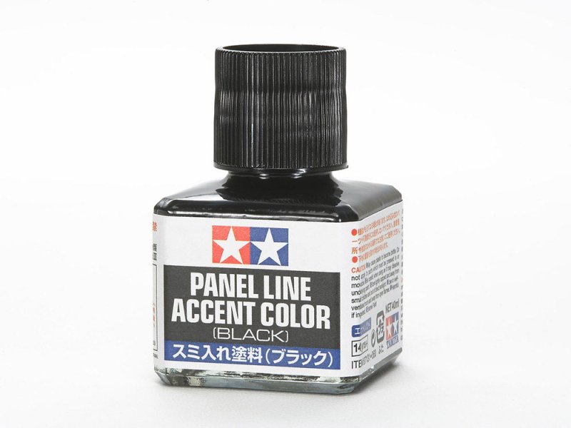 Tamiya 87131 - Panel Line Accent Color Black - 40ml