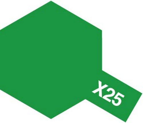 Tamiya 81525 - Mini Acrylic X-25 Clear Green - 10ml Bottle