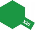 Tamiya 81025 - Acrylic X-25 Clear Green - 23ml Bottle