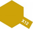 Tamiya 81512 - Mini Acrylic X-12 Gold - 10ml Bottle
