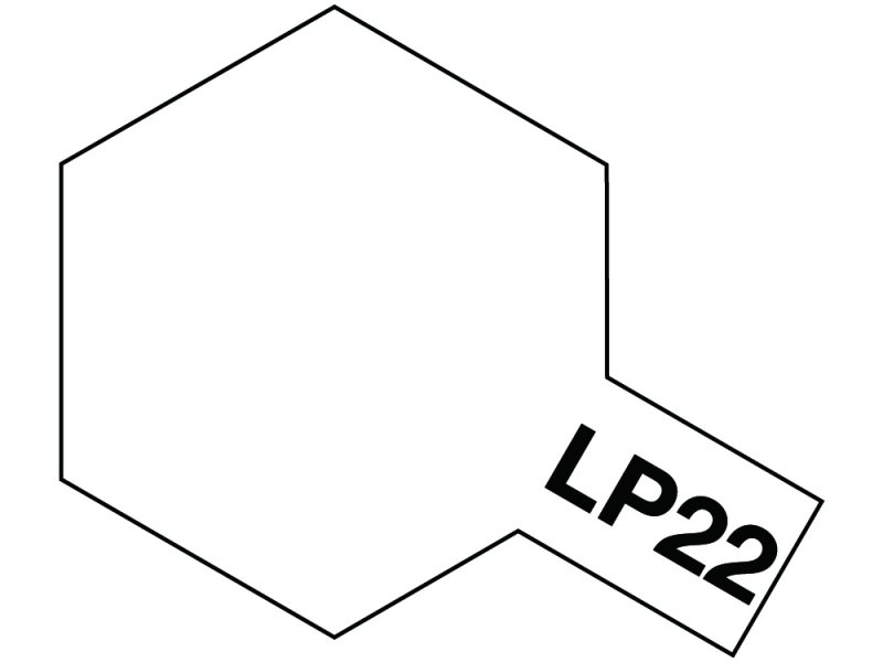 Tamiya 82122 - LP-22 Flat Base 10ml Bottle Lacquer Paints