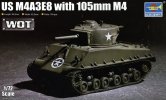 Trumpeter 07168 - 1/72 US M4A3E8 Sherman with 105mm M4
