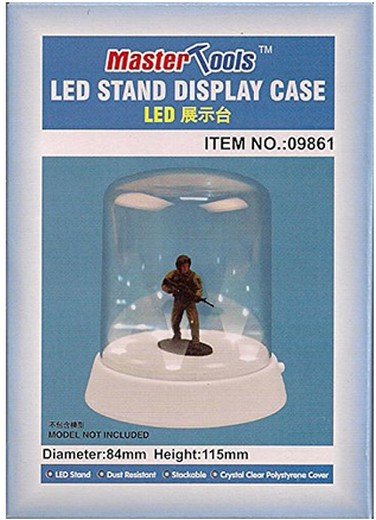 Trumpeter 09861 - Roundtop  Display Case -Led Stand (84X115mm)