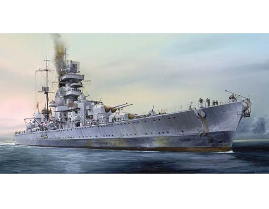 Trumpeter 05767 - 1/700 German cruiser Prinz Eugen 1945 WWII