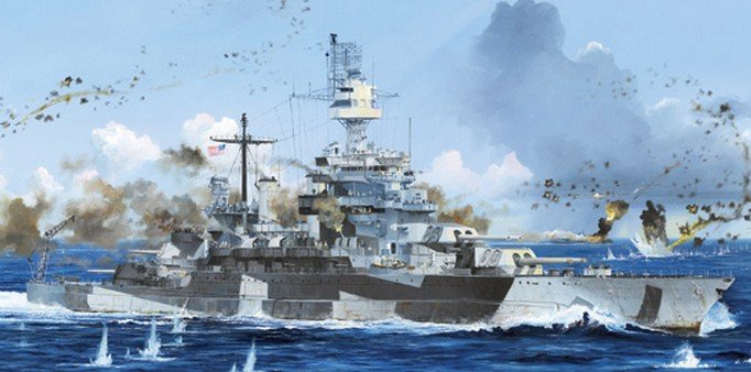 Trumpeter 05768 - 1/700 USS Colorado BB-45 1944