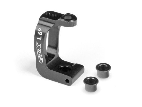 XRAY 352288-V2 Aluminium Caster Block 6 Left - Swiss 7075 T6