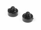 XRAY 358056-K - XB8 Aluminium Shock Cap Zero Rebound - Black Coated (2)