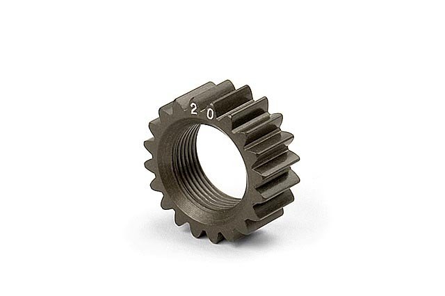 XRAY 338520 XCA Aluminum 7075 T6 Hardcoated Pinion Gear - 20T (2nd)