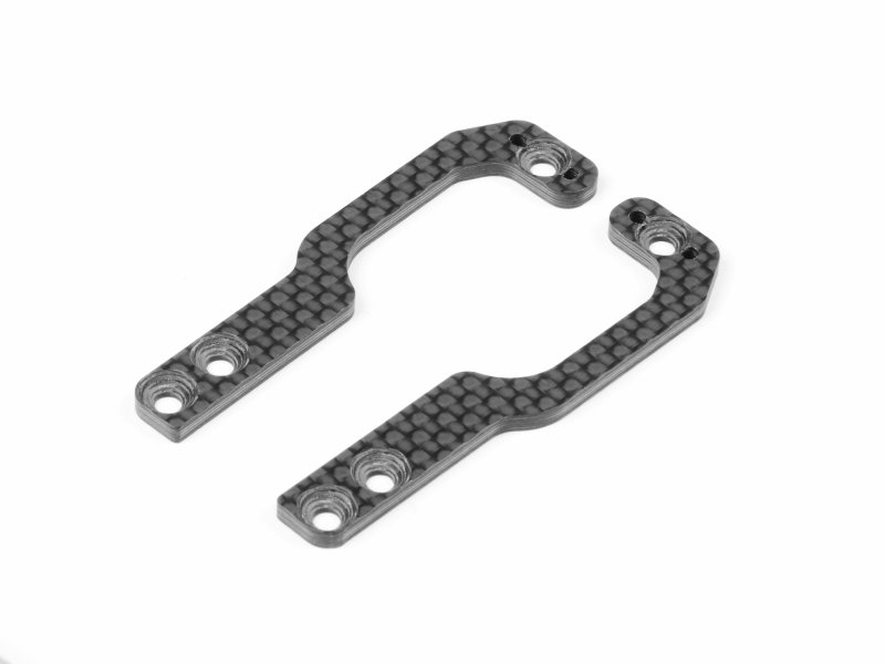 XRAY 373526 - X1\'23 Graphite Rear Wing Holder Side Plate 2.5mm (L+R)
