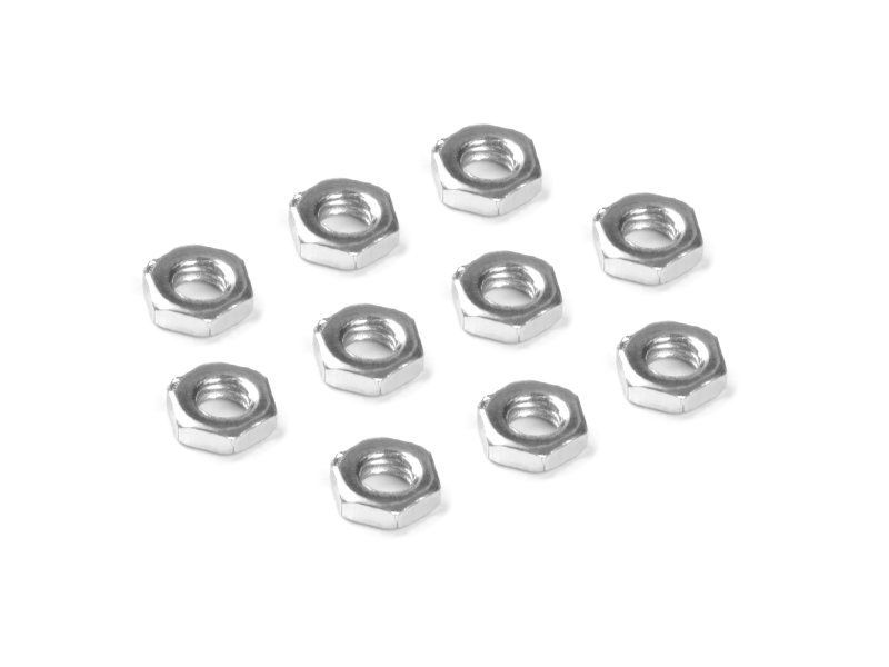 XRAY 960033 - Nut M3 - Thin (10)