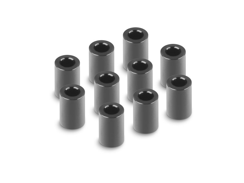 XRAY 303130-K - Aluminium Bushing 3x6x9.0mm - Black (10)