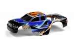 XRAY #389764 Body 1/18 Nitro MT - Painted & Trimmed - Dragonfire - Blue