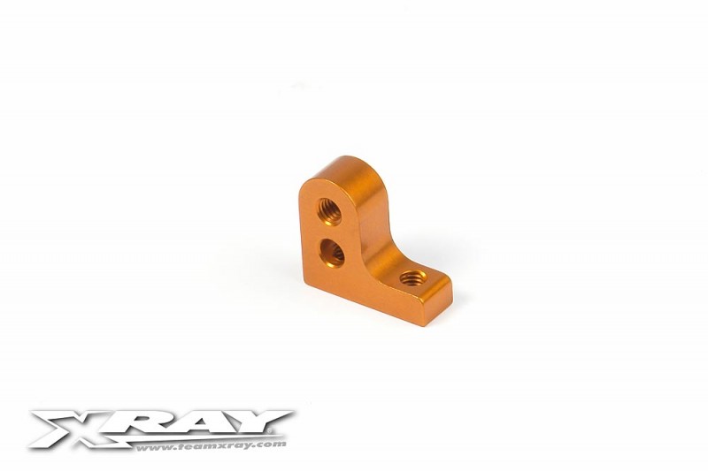 XRAY 302049-O T4 Aluminum Lower Suspension Holder - Orange