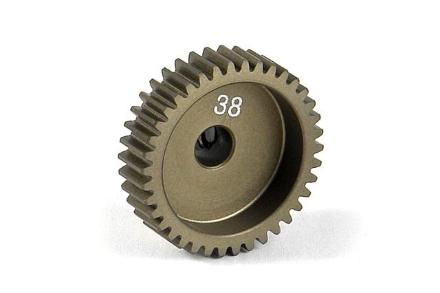 XRAY 305988 Narrow Pinion Gear Aluminum Hard Coated 38T/64