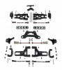 XRAY 300900 Composite C-Hub Suspension Option Set - Complete Front + Rear