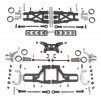 XRAY 300901 Aluminium minium C-Hub Suspension Option Set- Complete Front + Rear