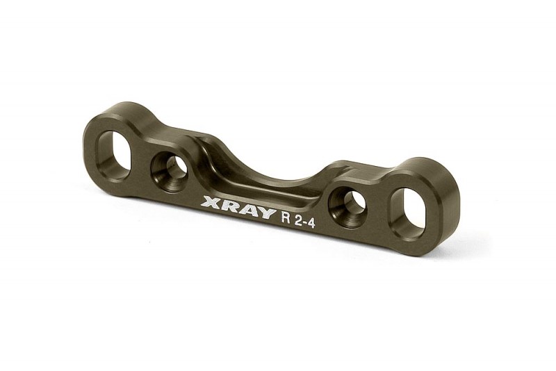XRAY 353315 XB808 Aluminum Rear Lower Suspension  Holder 2-4 - Front - Swiss 7075 T6 (7mm) - Hard Coated