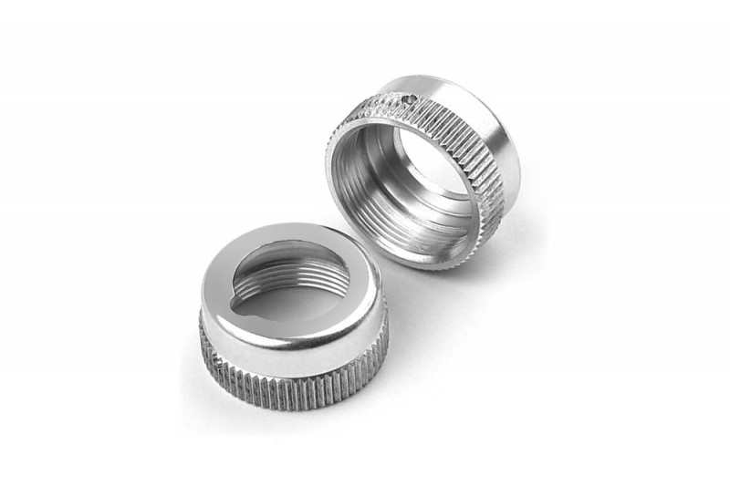 XRAY 358051 Aluminum Shock Cap Nut - Wide (2)