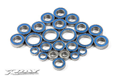 XRAY 359002 Ball-Bearing Set - Rubber Covered for XB808\'11 (24)