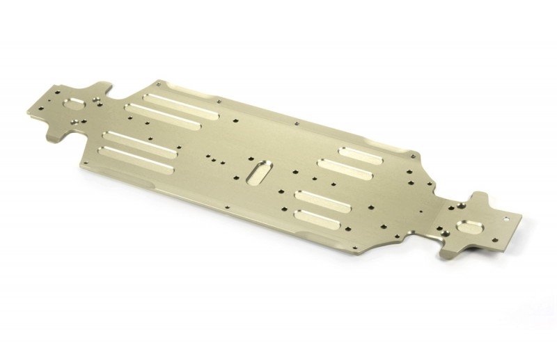 XRAY 351109 XB8E Aluminum Chassis - Swiss 7075 T6 (3mm) - Hard Coated