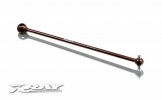 XRAY 355622 XB808 Rear Central CVD Drive Shaft 133MM - HUDY Spring Steel