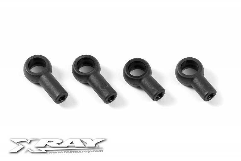 XRAY 343150 Rear Upper Camber Link Ball Joint 5.8mm - Short & Long (2+2)