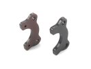 XRAY 344132 Glued Brake PAD SET for Brake Rollers - RED (2)