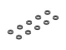 XRAY 373131-K Aluminium Shim 2.5x5x1.0MM - Black (10)