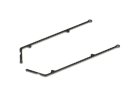 XRAY 376323 X10 Carbon Side Brace FOR 1-PIECE Chassis (2)