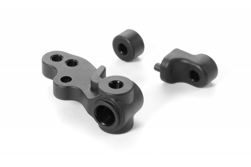 XRAY 372213 X1 Composite Steering Block - 3-Hole & Backstops