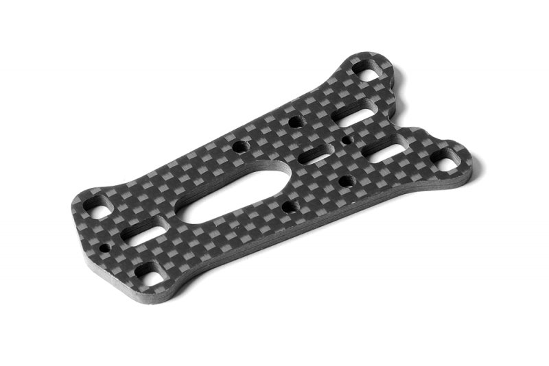 XRAY 371066 - X1\'20 Graphite Arm Mount Plate - Narrow Track-width - 2.5mm