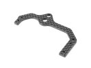 XRAY 371169 - X1 Carbon Rear POD Lower Plate FOR 1-PIECE Chassis - Rear