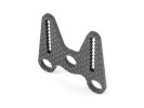 XRAY 373057 - X1 Carbon Rear Wing Mount FOR 1-PIECE Chassis