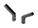 X4 Aluminium Shock Holder Rear Fixed FOR UNI Bulkheads (2)