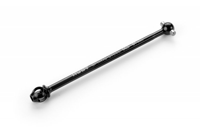 XRAY 365223 - Front ECS Drive Shaft 81mm With 2.5mm Pin - Hudy Spring Steel