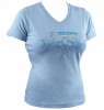 XRAY 395031M Team Lady T-Shirt - Light Blue (M)